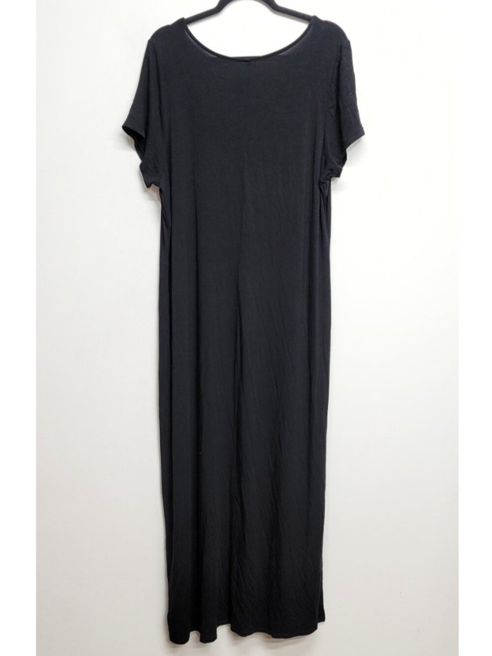 Torrid 2 Black Maxi Super Soft Slit Dress 2X 18 20 - Picture 6 of 10